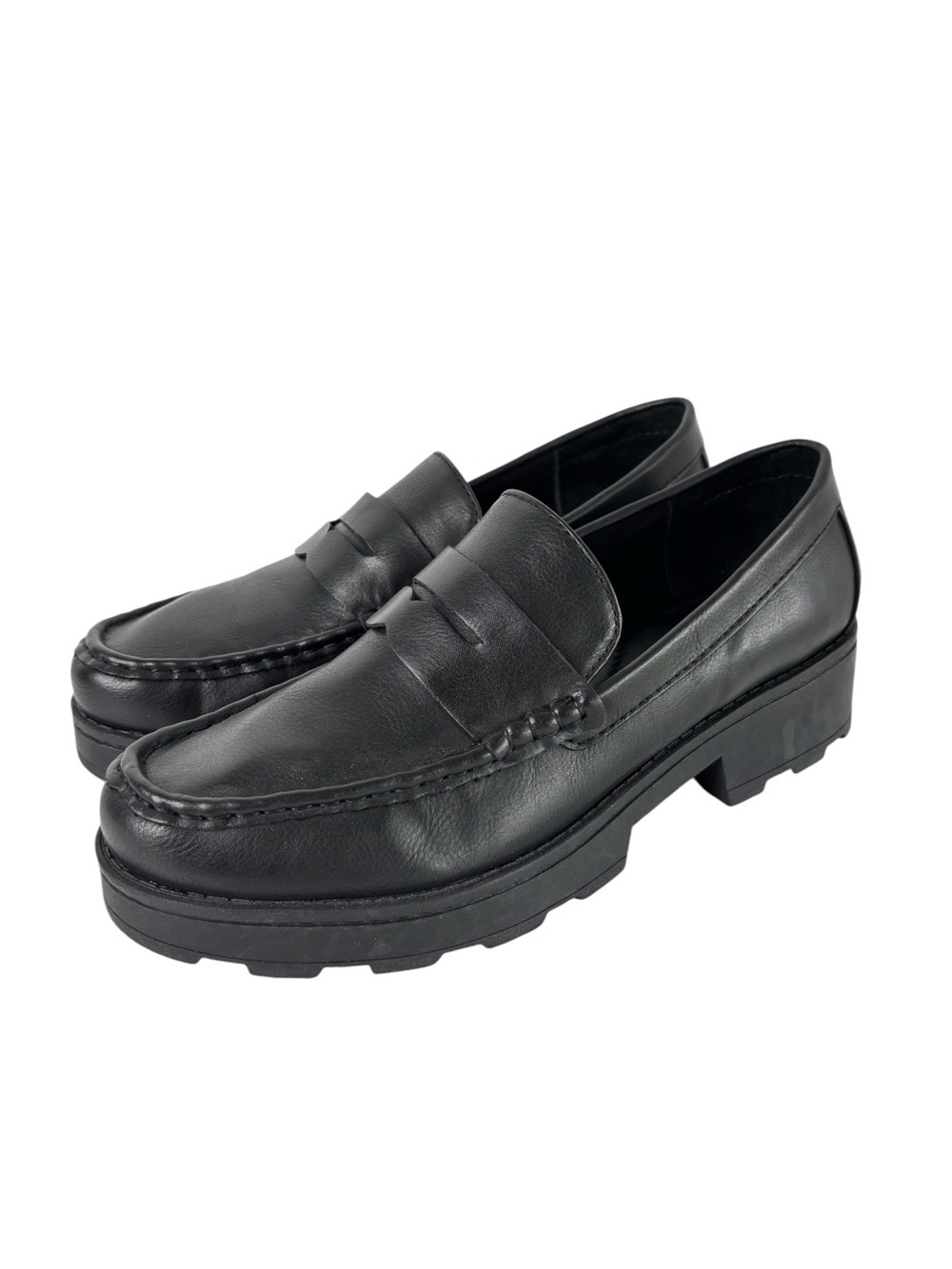 B.O.C. By BORN BOC Cade Lug Sole Penny Loafer Slip On Shoe Size 9 M Black NEW!